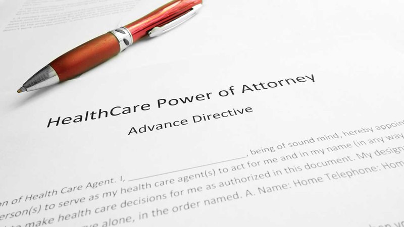 document appointing a healthcare power of attorney